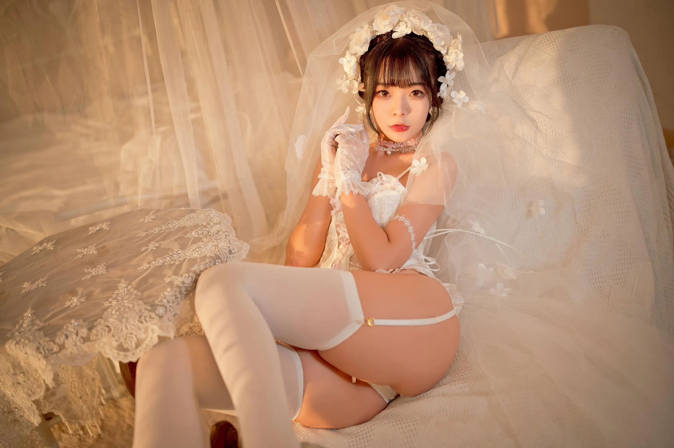 yuuhui玉汇- NO.004 纯白花嫁 [60P]插图8